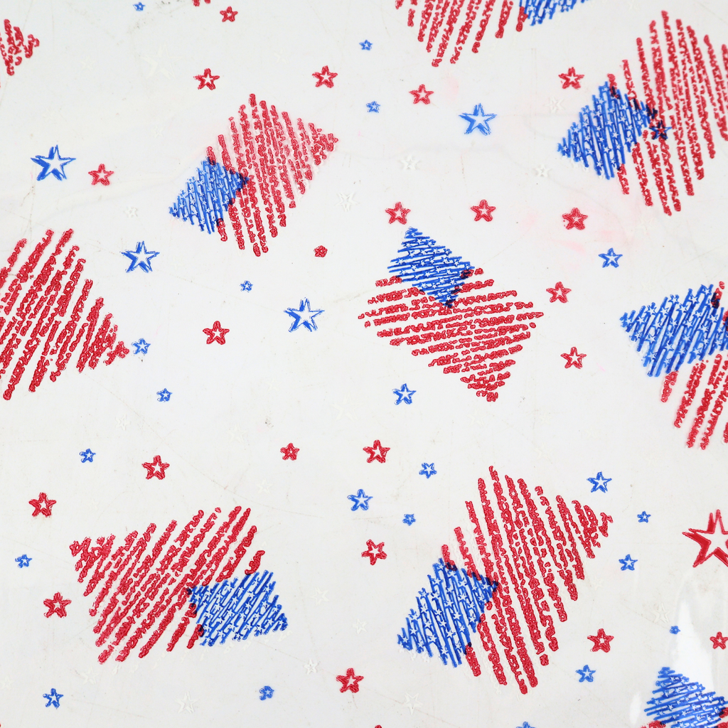 Rolled wrap Patriotic close-up