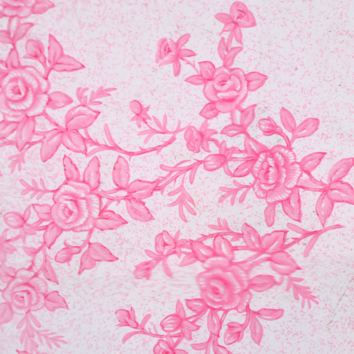 Krystalphane Rolled wrap Pink Rose Lattice close-up
